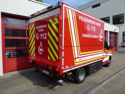 Gerätewagen Transport (GW-T) seitlich von hinten